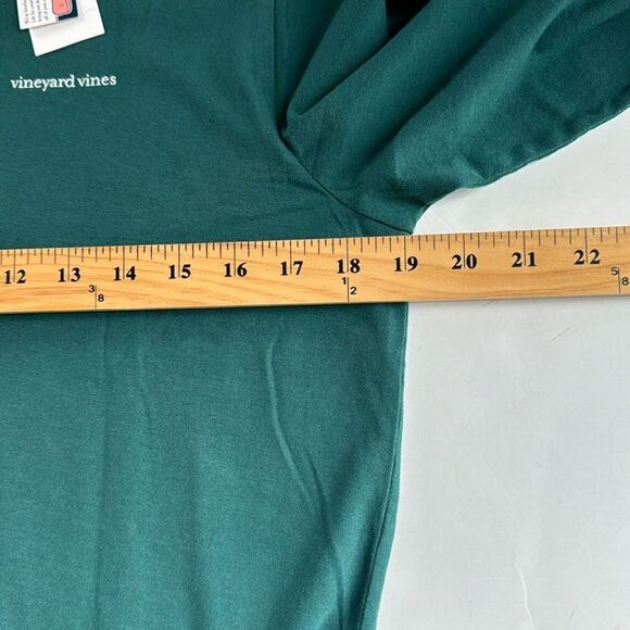 NWT Vineyard Vines Charleston Green Long Sleeve Blocked Whale Dot Grid Kids XL - Picture 9 of 10